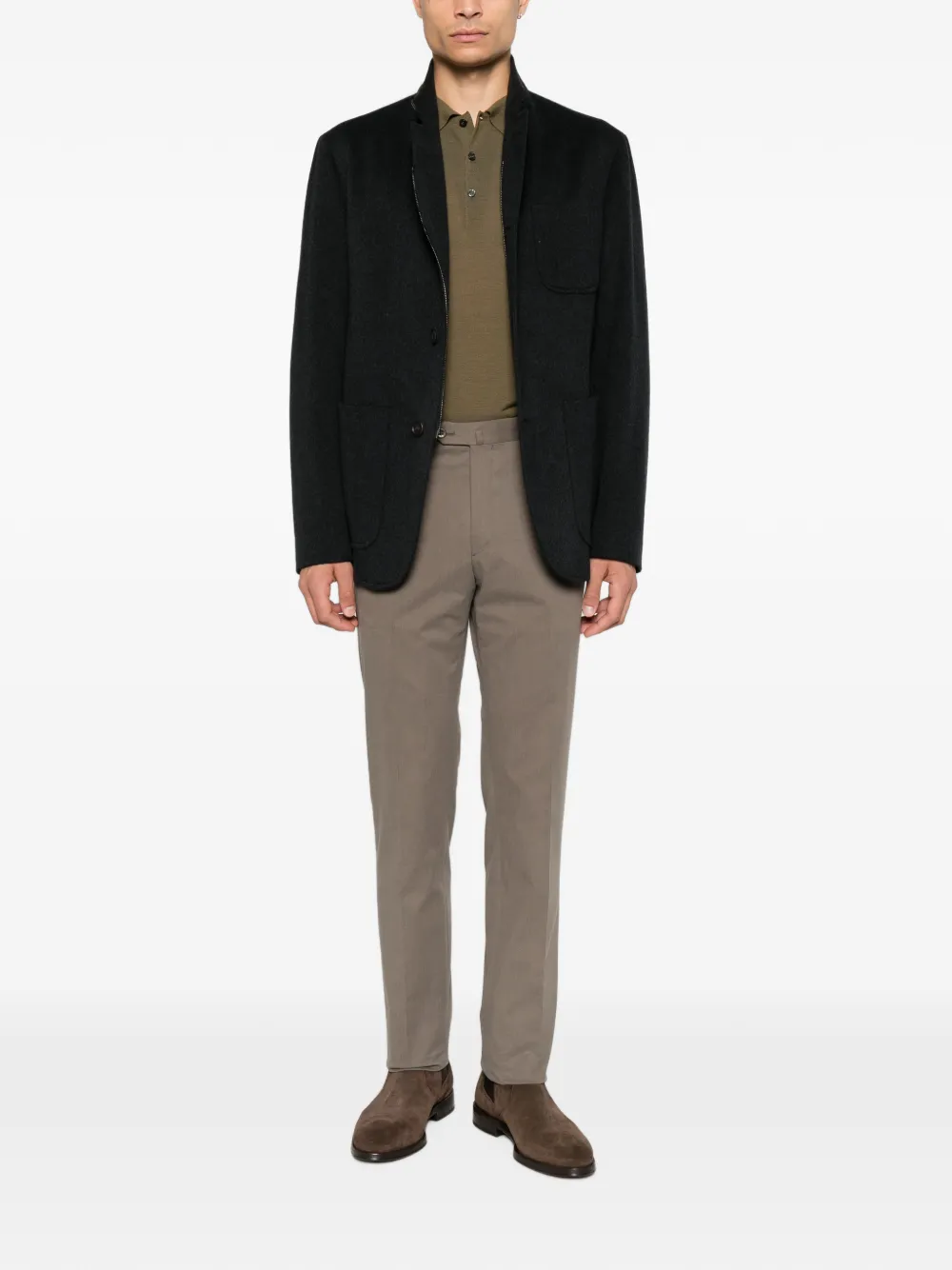 Corneliani Straight pantalon Beige