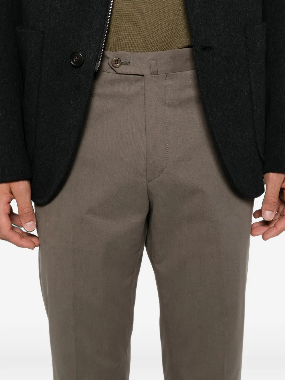 Corneliani Straight pantalon Beige