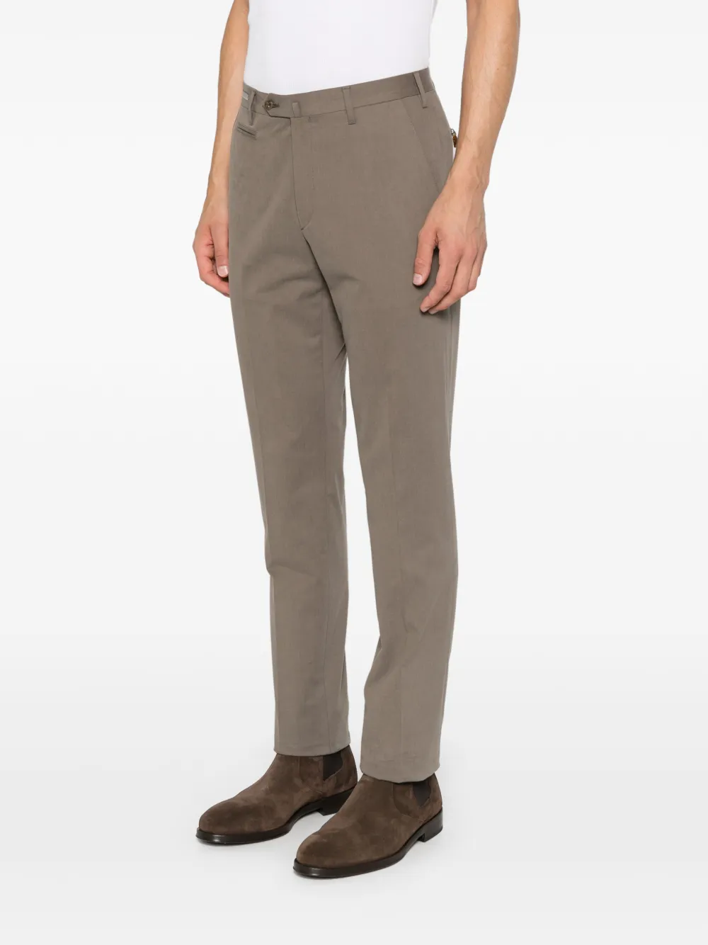 Corneliani Straight pantalon Beige