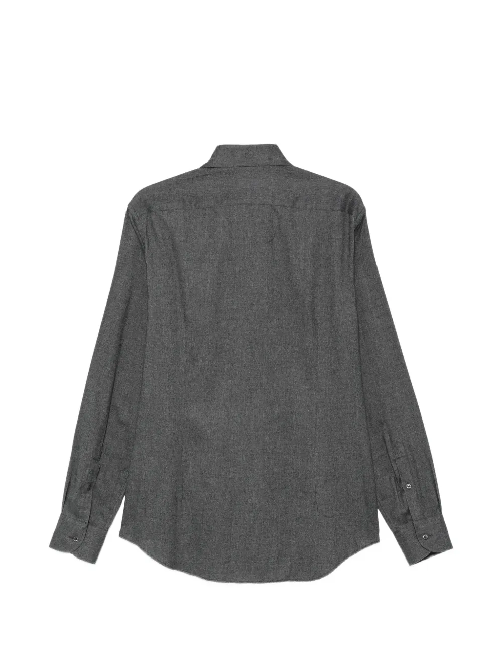 Corneliani Overhemd met lange mouwen en visgraatpatroon Grijs