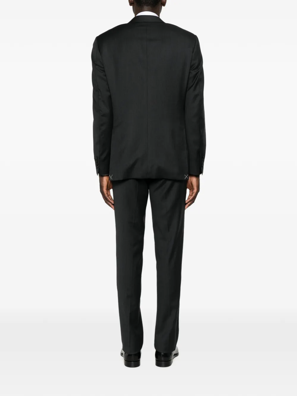 Canali Pak met enkele rij knopen Grijs