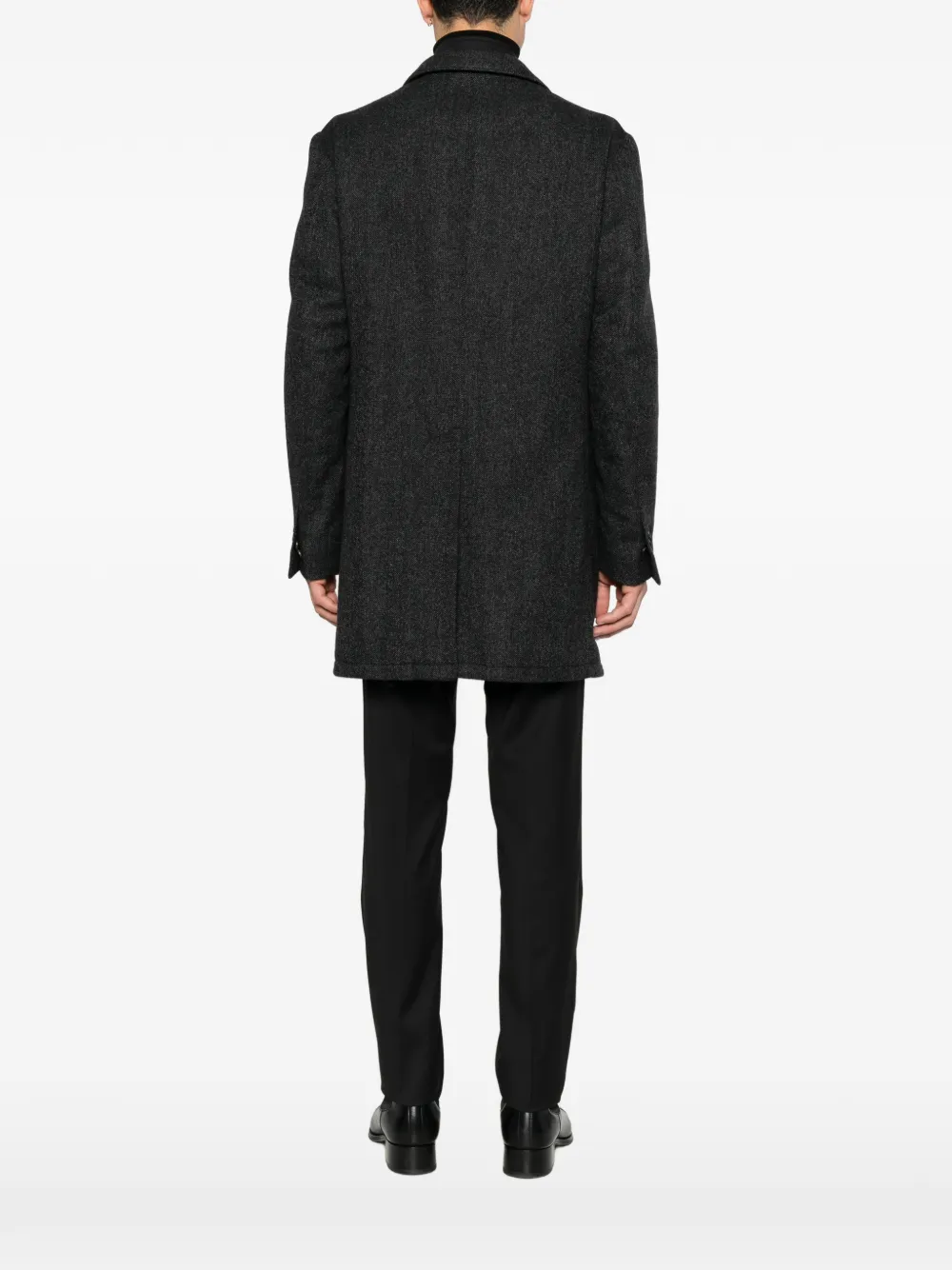 Corneliani Jas met visgraat-patroon Grijs
