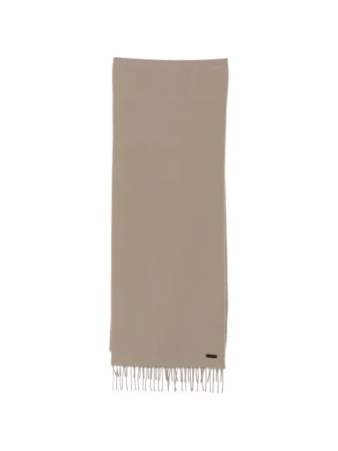 BOSS Naster logo-plaque scarf