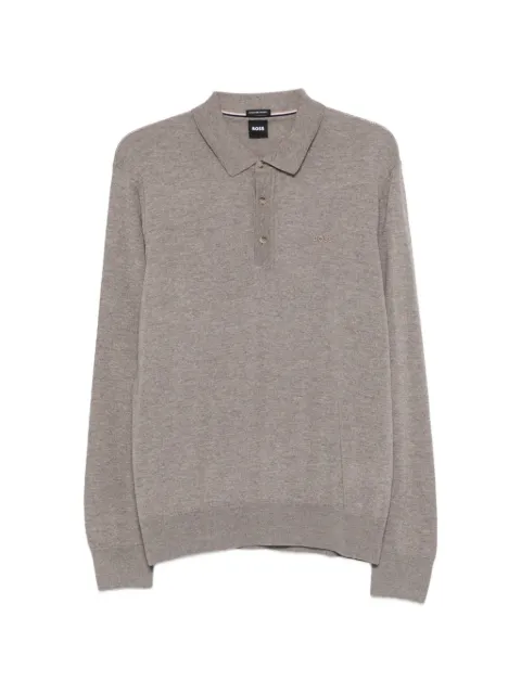 BOSS long-sleeve polo shirt