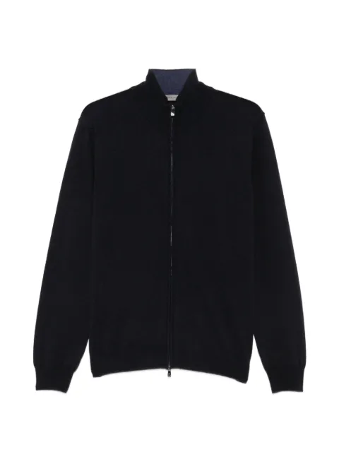 Corneliani zip-up high-neck sweater
