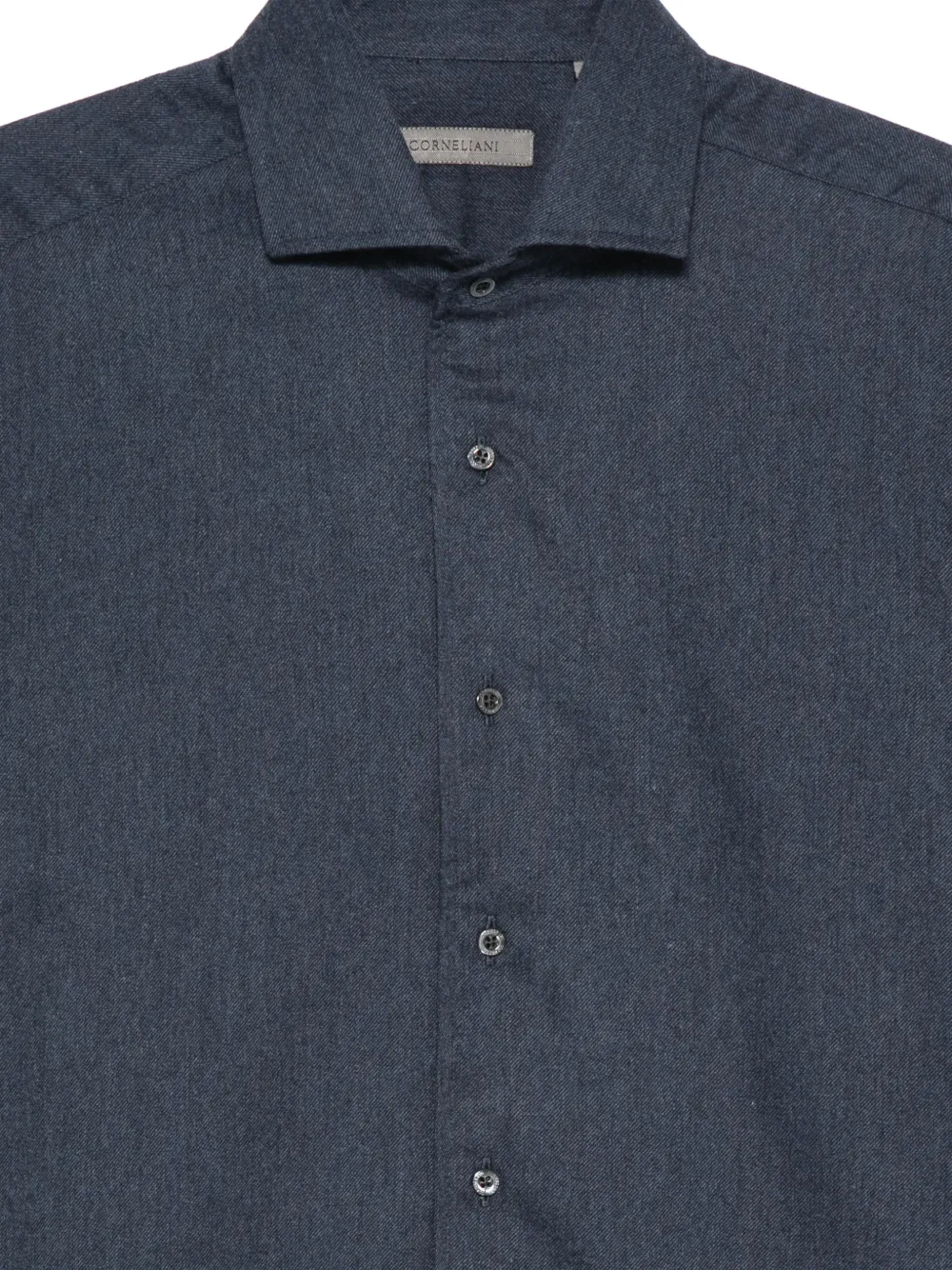 Corneliani Overhemd met brede kraag Blauw