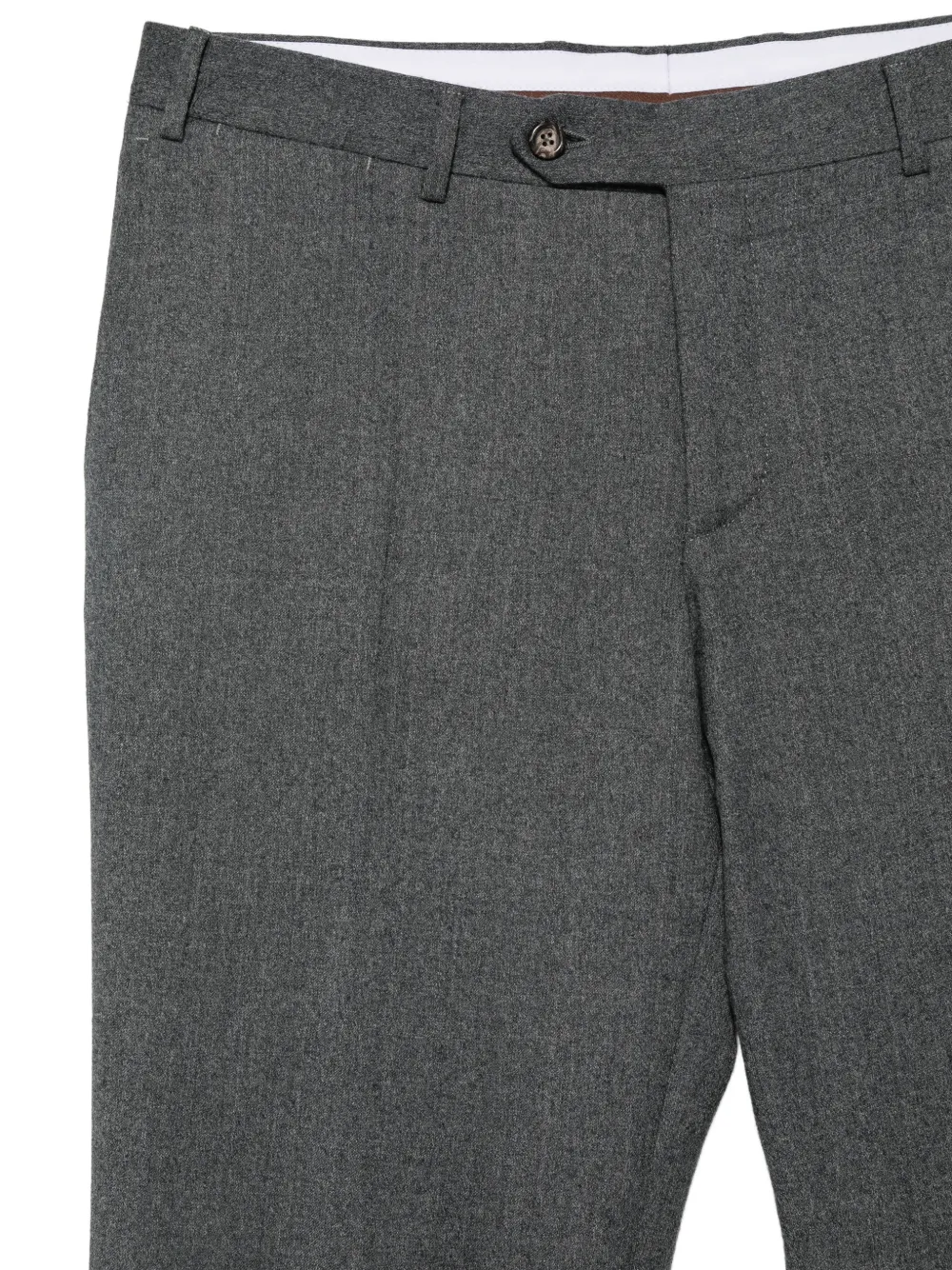 Canali Impeccabile pantalon met persvouw Grijs