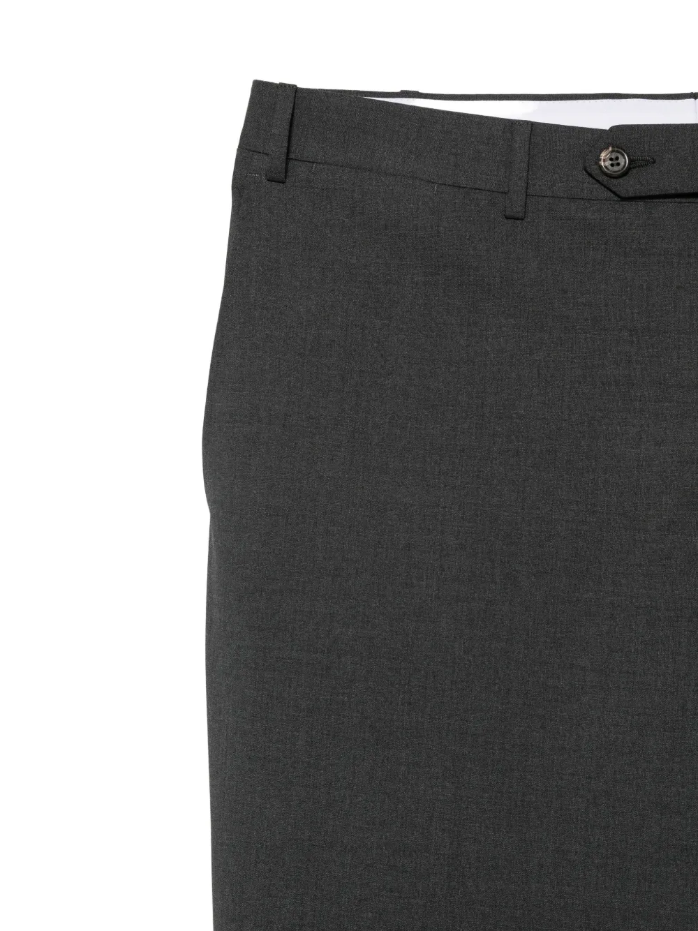 Canali Travel pressed-crease tailored trousers Grijs