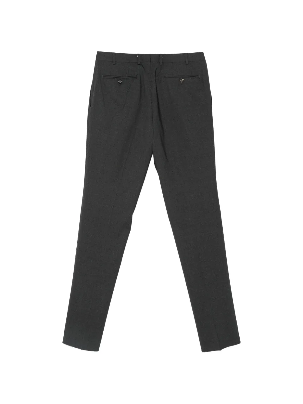 Canali Travel pressed-crease tailored trousers Grijs
