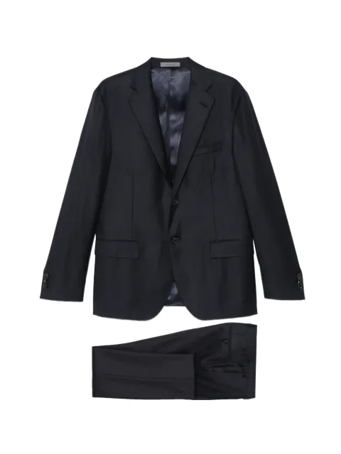 Corneliani traje con botones y solapa de muesca