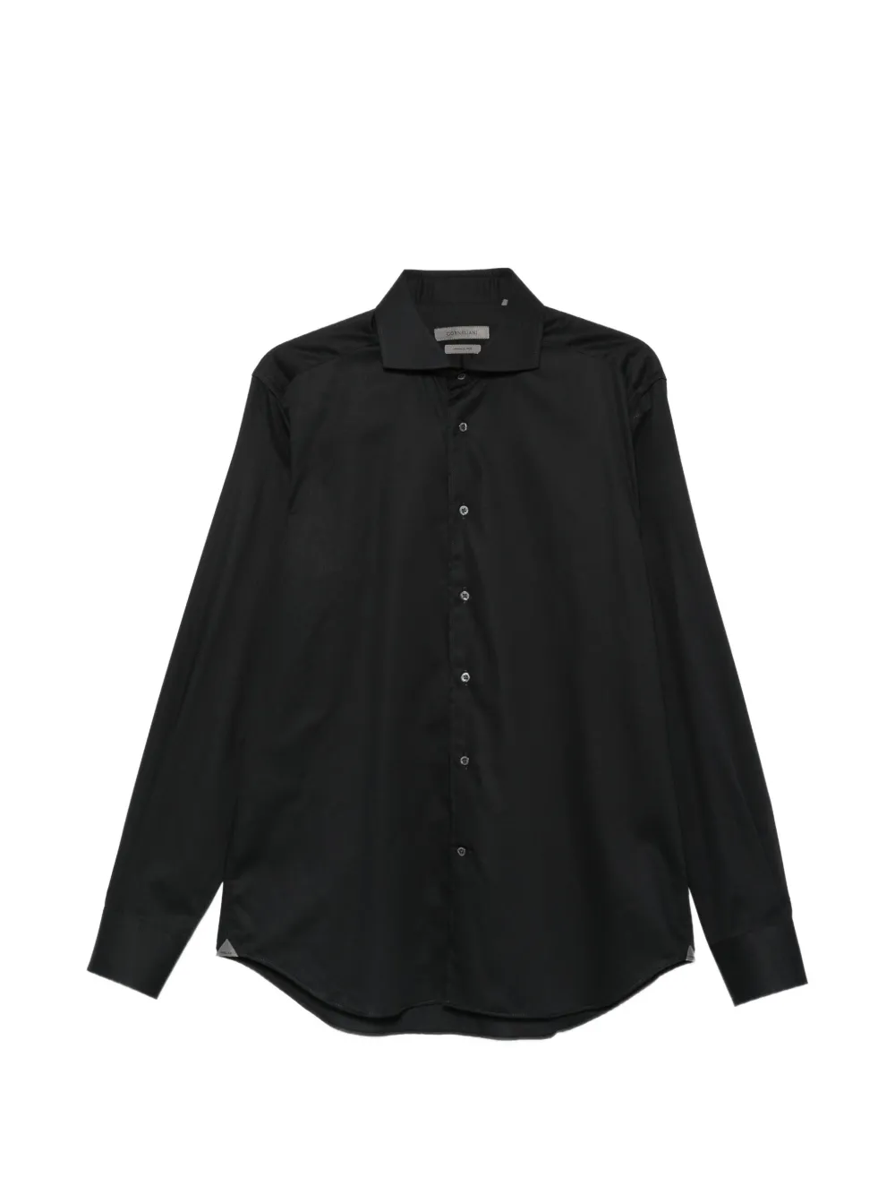 Corneliani spread-collar long-sleeve shirt - Nero