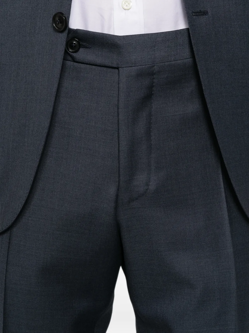 Canali Pak met enkele rij knopen Blauw