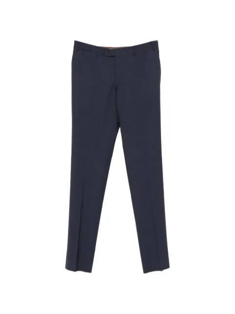Canali pressed-crease tailored trousers