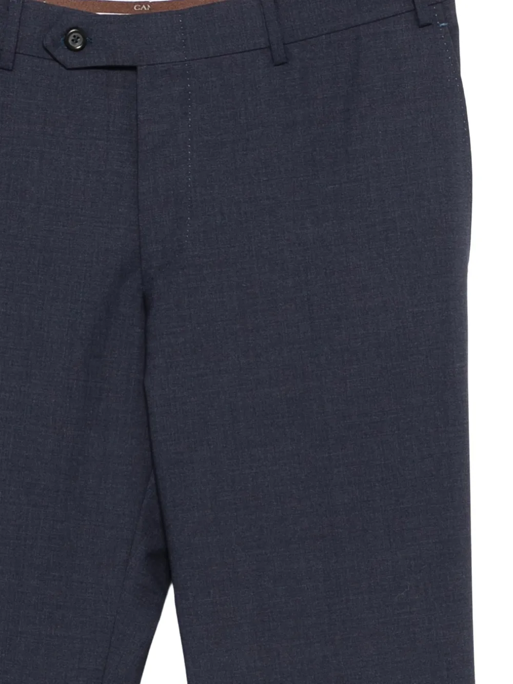 Canali Geplooide pantalon Blauw