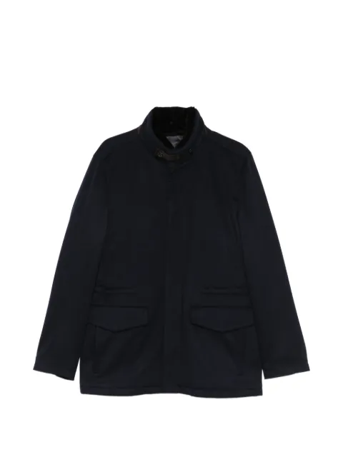 Enrico Mandelli high-neck flap-pocket jacket