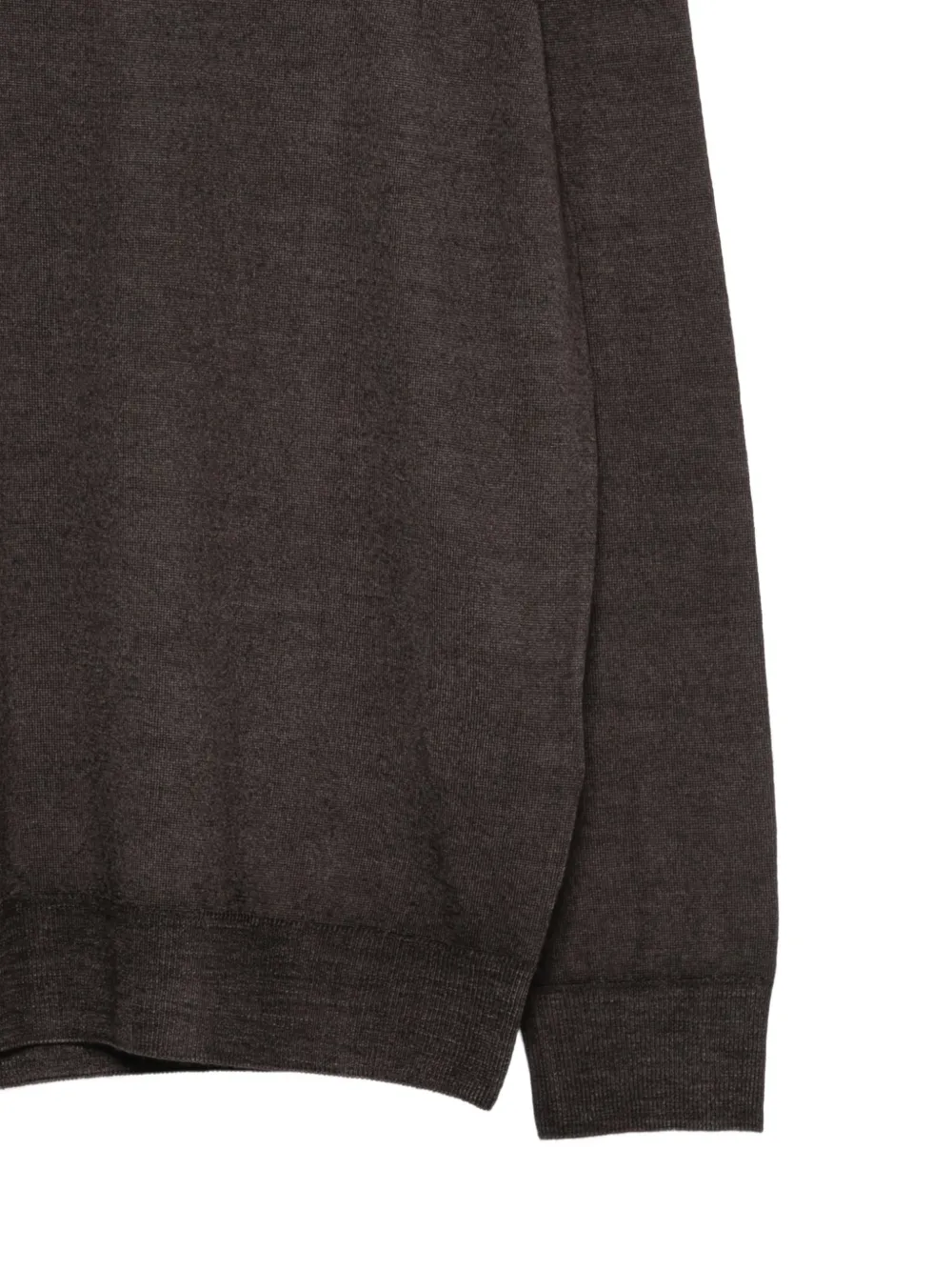 Fedeli Poloshirt met kraag en knopen Grijs