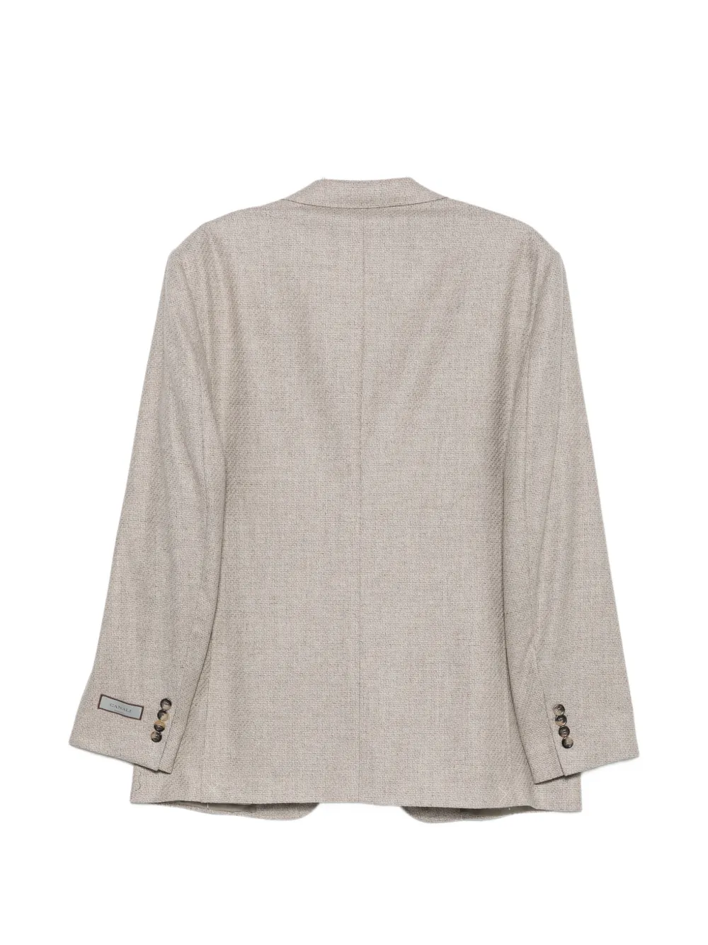 Canali Blazer met enkele rij knopen Grijs