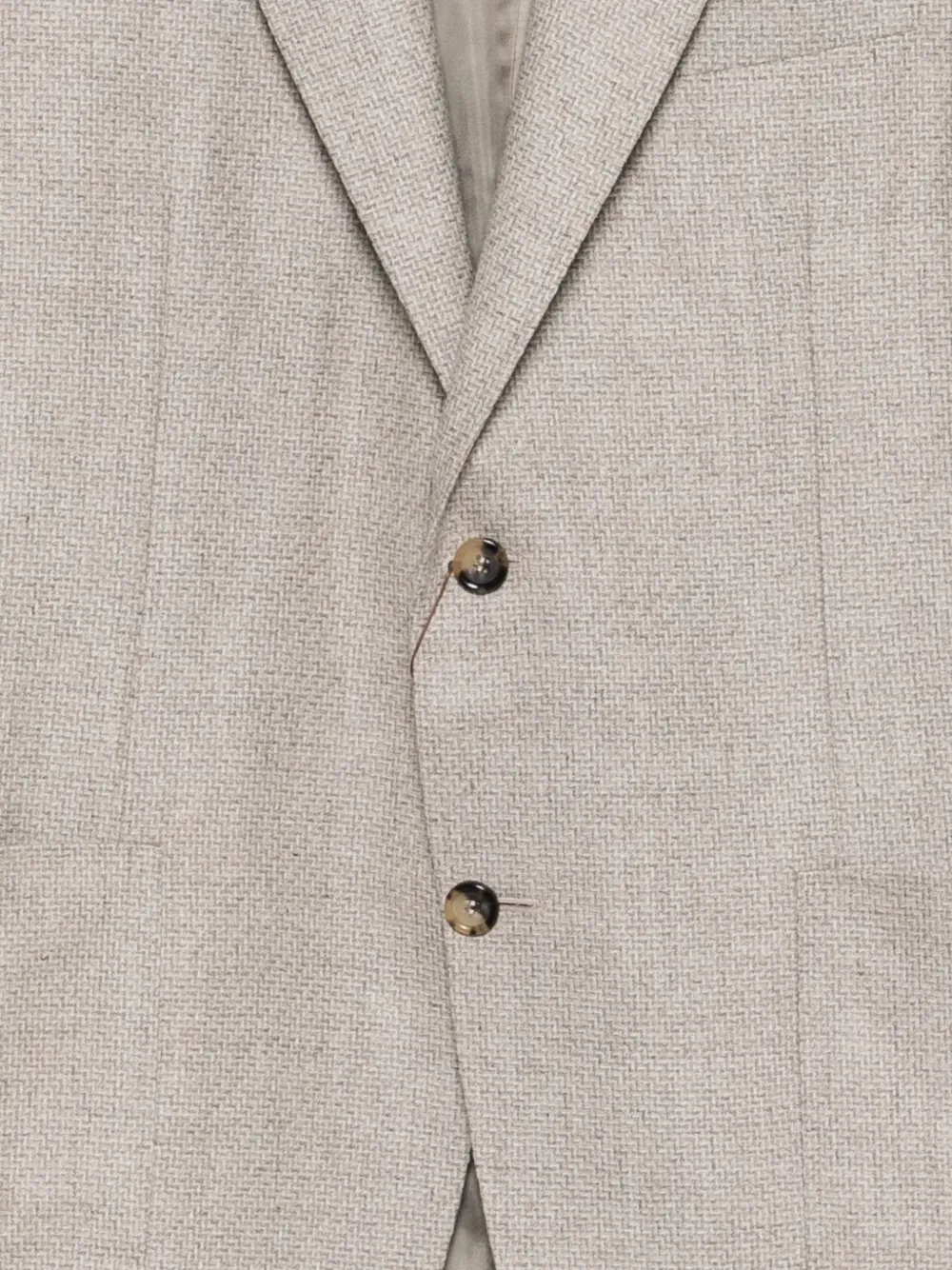 Canali Blazer met enkele rij knopen Grijs