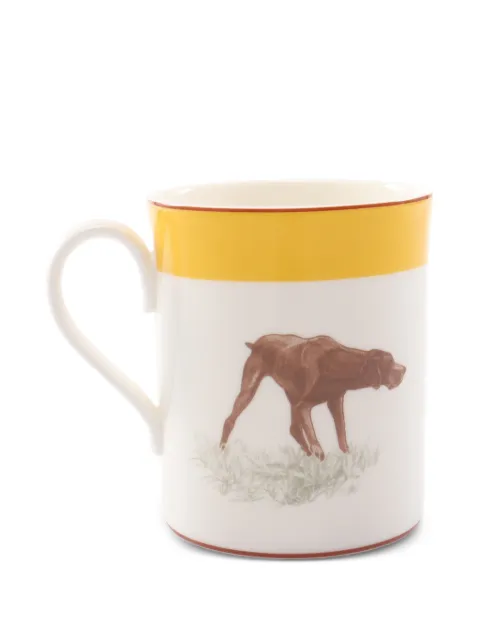 Hermès Pre-Owned 2010s Chasse German Pointer mug