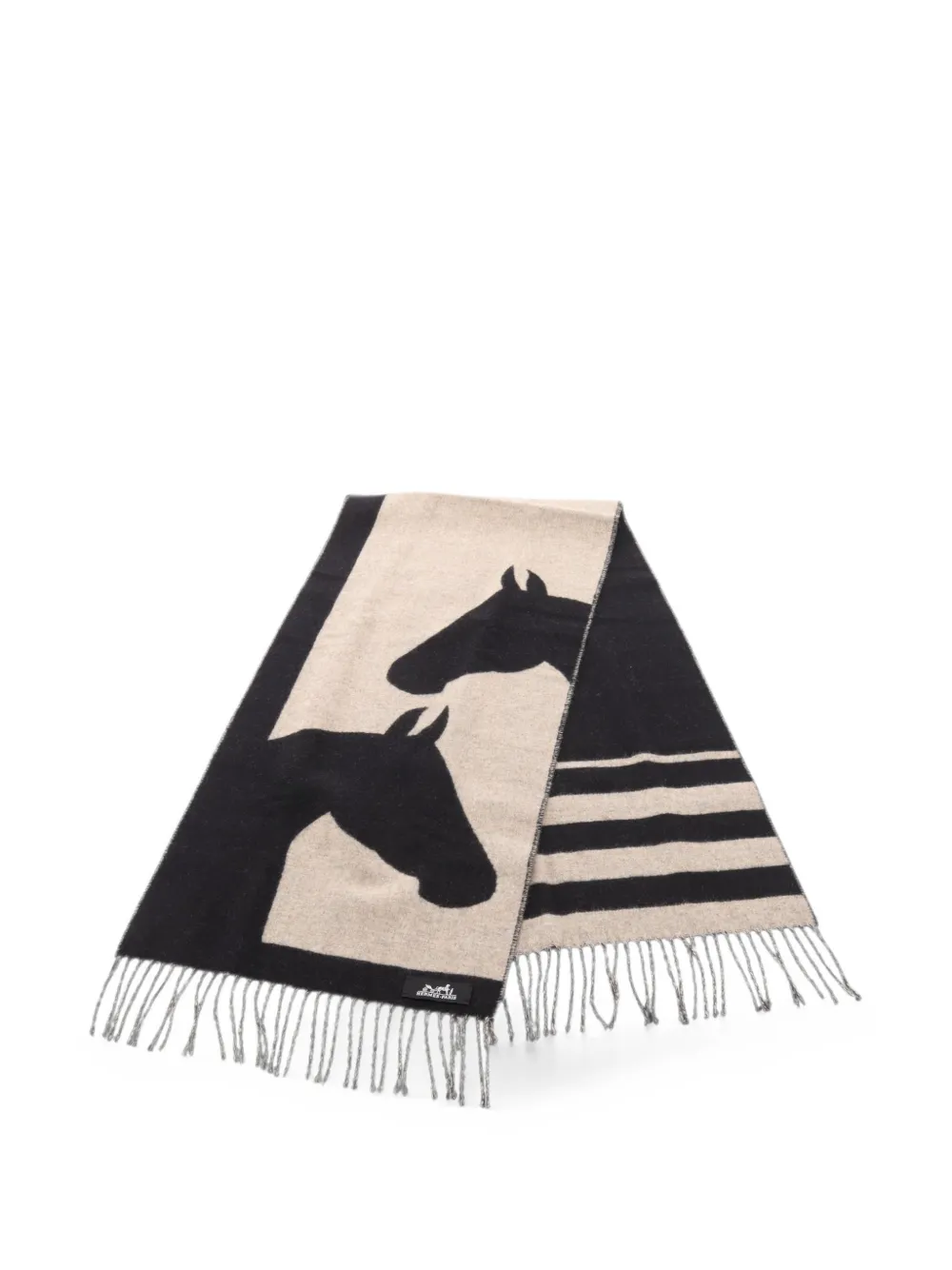 Hermès Pre-Owned 2020s Love Story scarf - Schwarz