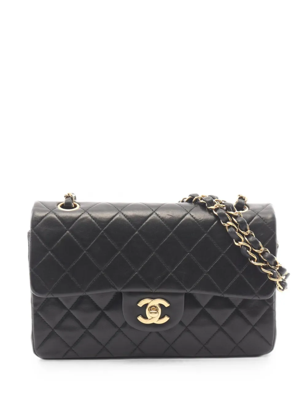 CHANEL Pre-Owned 2003-2004 Matelassé Double Flap shoulder bag - Nero