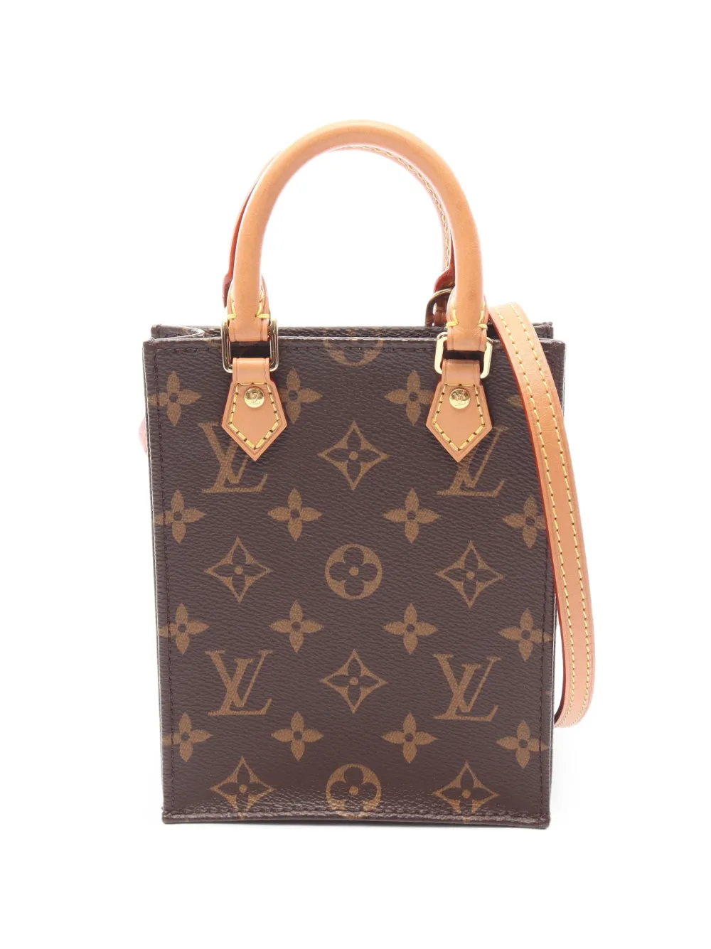 Louis Vuitton Pre-Owned 2020 Petite Sac Plat Monogram handbag - Marrone