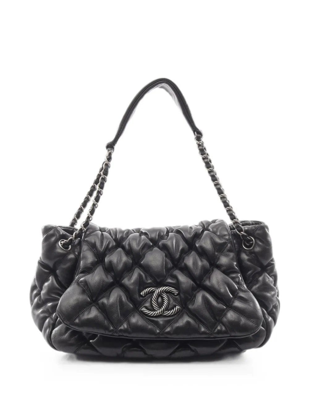 CHANEL Pre-Owned 2008-2009 Bulles quilted shoulder bag - Nero