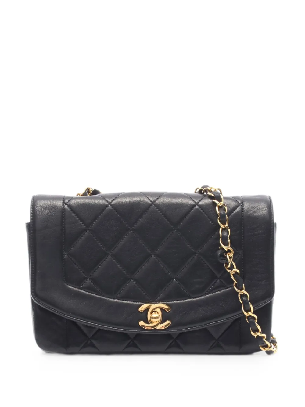 CHANEL Pre-Owned 1991-1994 Diana Matelassé shoulder bag - Nero