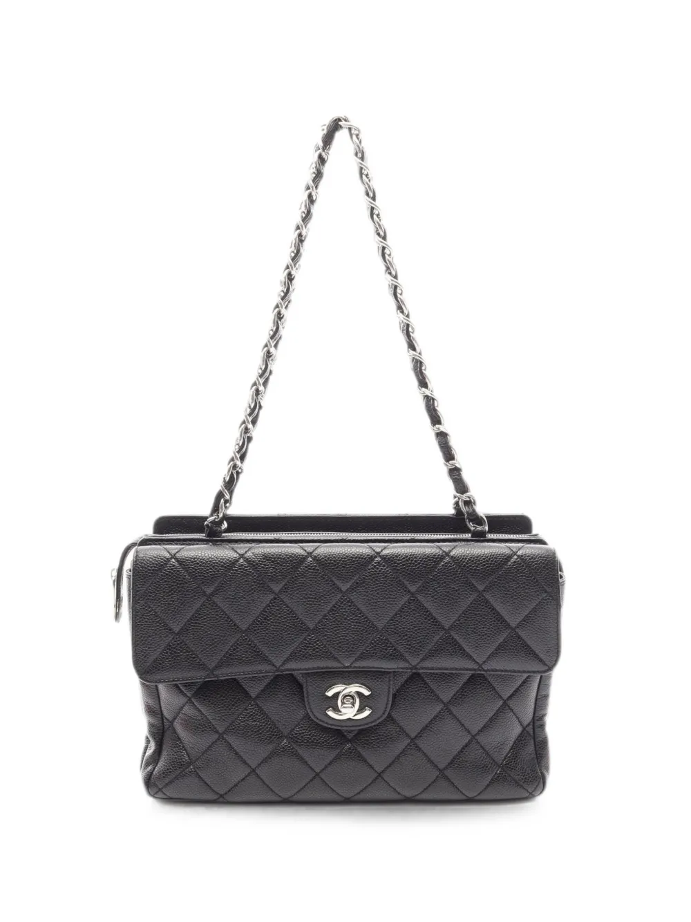 CHANEL Pre-Owned 2000-2002 Matelassé Caviar shoulder bag - Schwarz