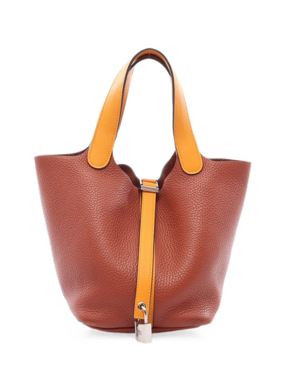 Hermès Pre-Owned 2017 Picotin Lock Touch PM handbag - Marrone