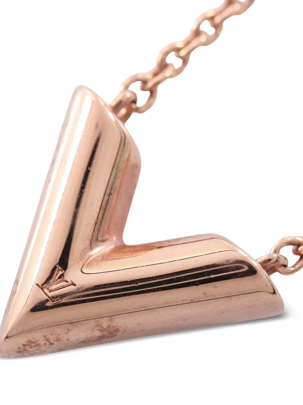 Louis Vuitton Pre-owned 2020 Essential V Necklace in Pink, view 2