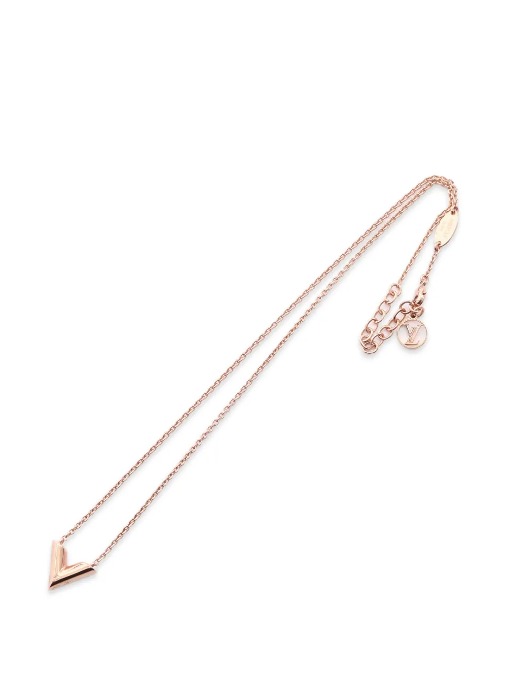 Louis Vuitton Pre-Owned 2020 Essential V necklace - Rosa
