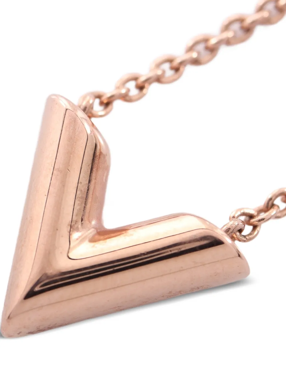 Louis Vuitton Pre-owned 2020 Essential V Necklace in Pink, view 3