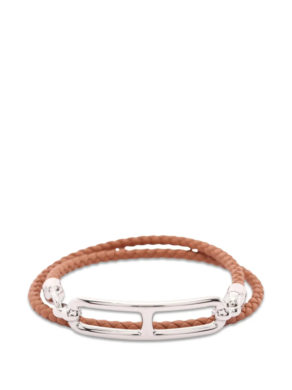 Hermès Pre-Owned Ruri double tour bracelet - Argento