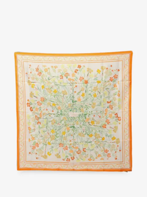 Hermès Pre-Owned 2000s floral-print scarf