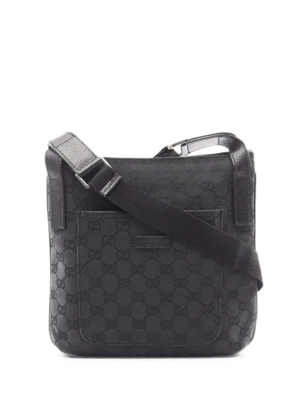 Gucci Pre-Owned 2000s GG キャンバス ショルダーバッグ | ブラック 
