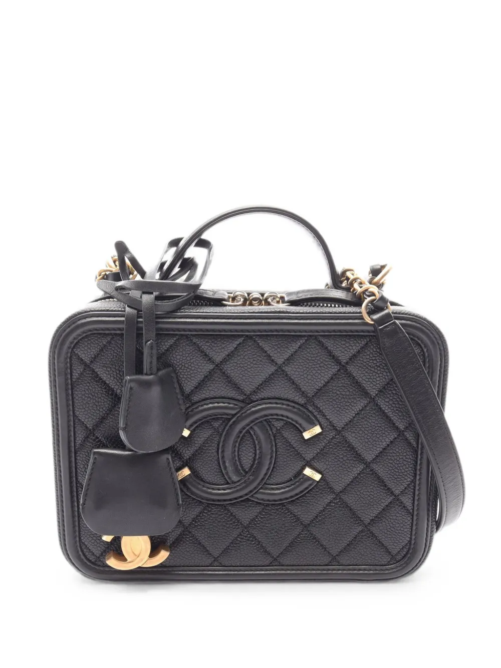 CHANEL Pre-Owned 2019 CC Figley vanity bag - Nero