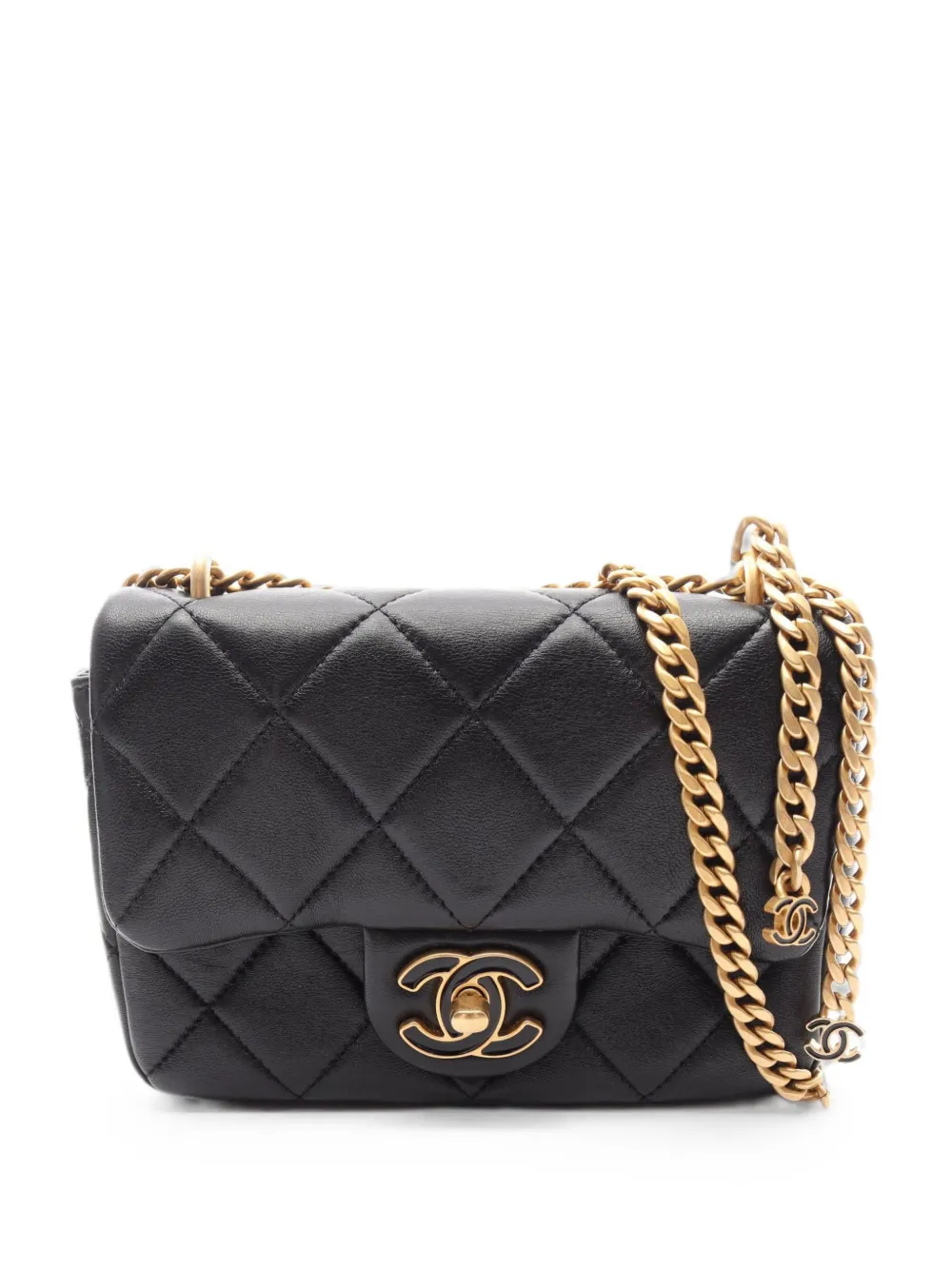 CHANEL Pre-Owned Matelassé chain shoulder bag - Nero