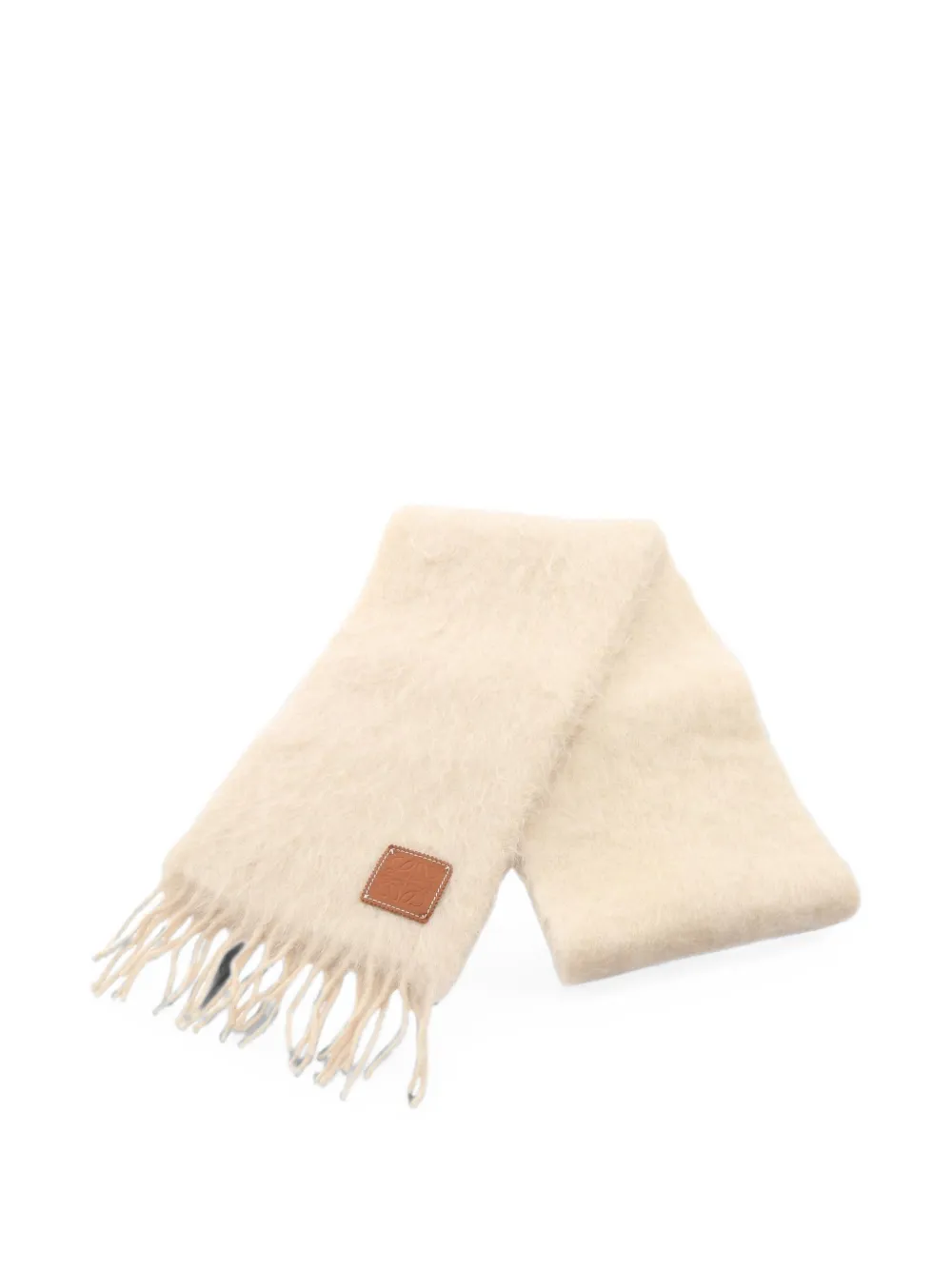 Loewe Pre-Owned 2010s Anagram scarf - Nude