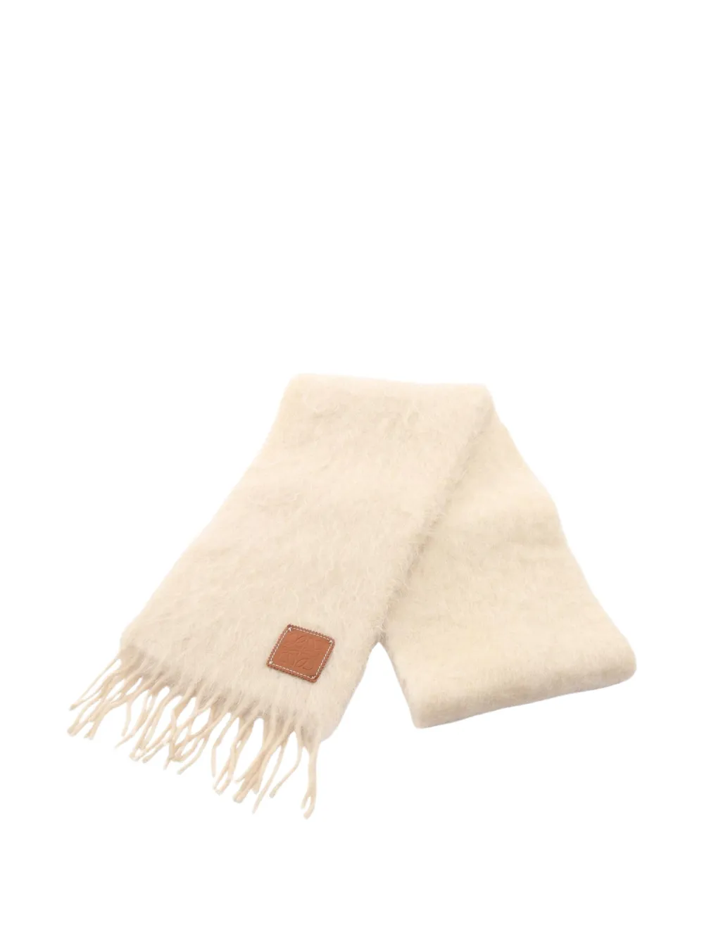 Loewe Pre-Owned 2010s Anagram scarf - Toni neutri