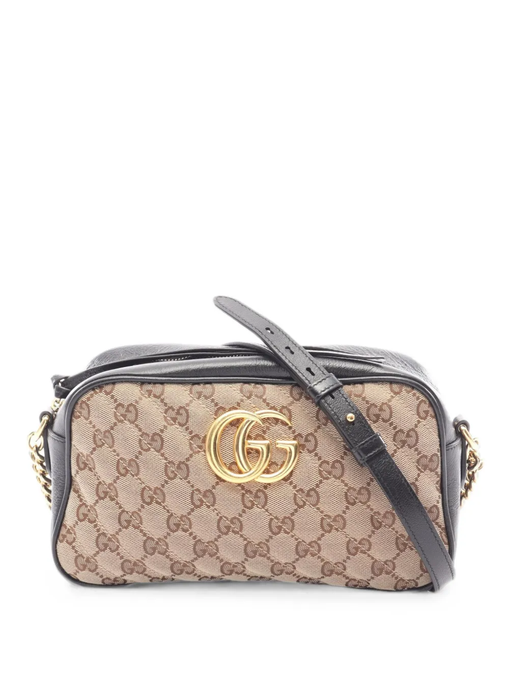 Gucci Pre-Owned 2000s GG Marmont chain-strap crossbody bag - Toni neutri