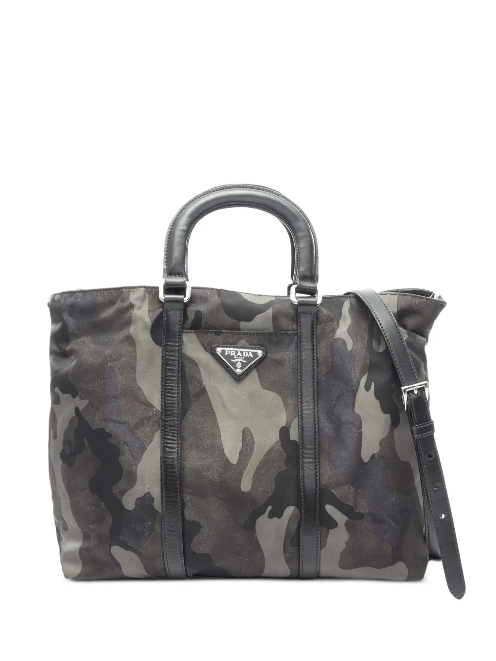 Prada Pre-Owned 2000s camouflage-print handbag - Verde