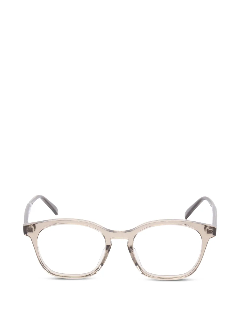 Christian Dior Pre-Owned 2020s logo square frame glasses - Toni neutri