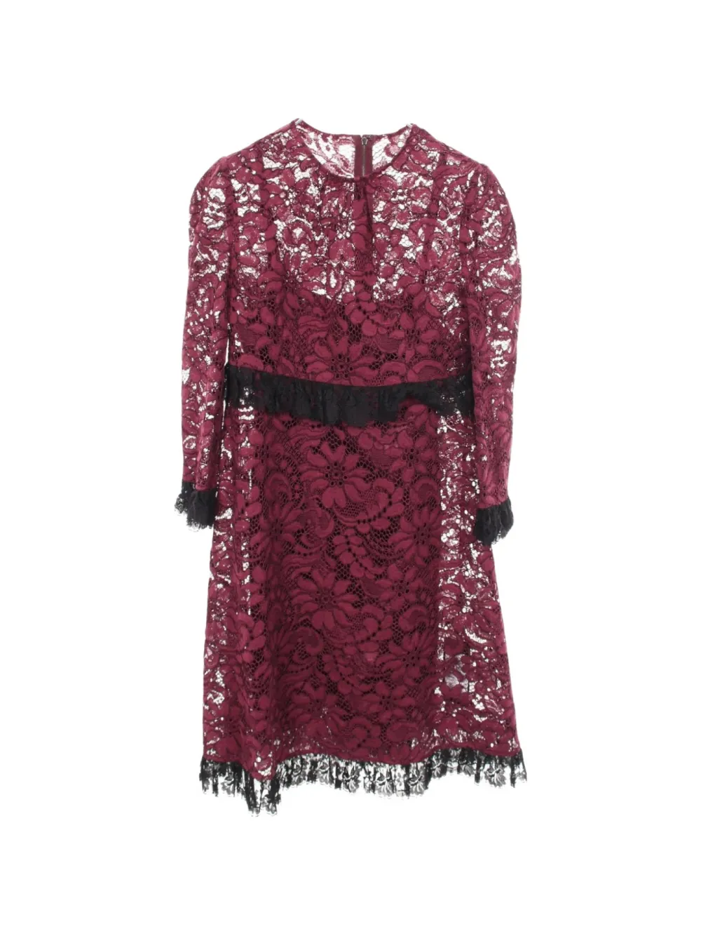 Dolce & Gabbana Pre-Owned 2010s ruffle-detail mini dress - Rot