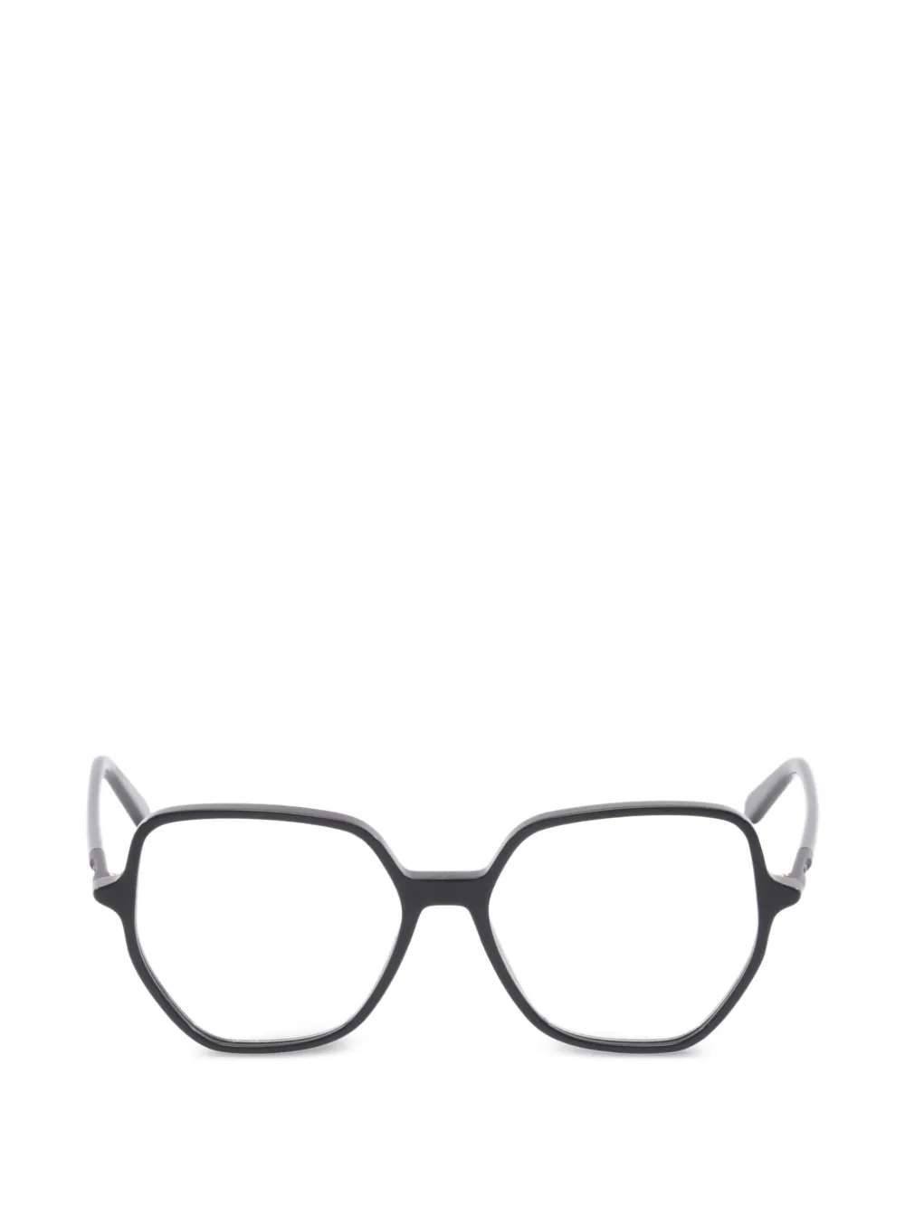 Christian Dior Pre-Owned 2020s CD logo geometric glasses - Schwarz