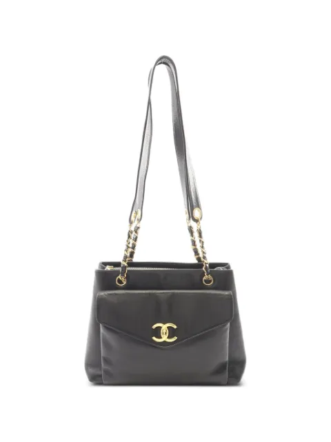 CHANEL Pre-Owned 1996-1997 CC-logo turn-lock shoulder bag