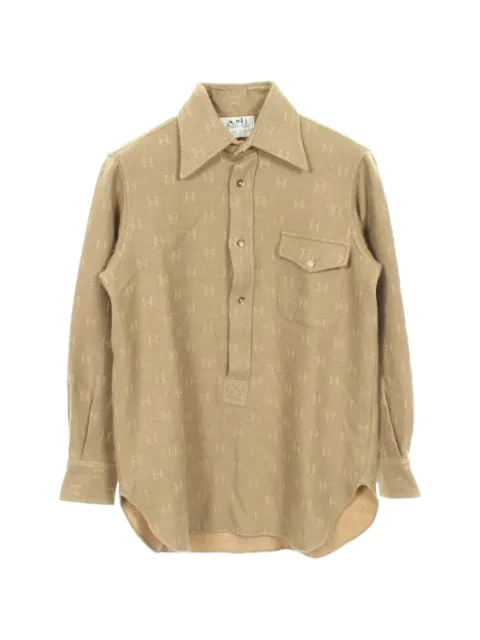 Hermès Pre-Owned playera tipo polo con motivo H 2000