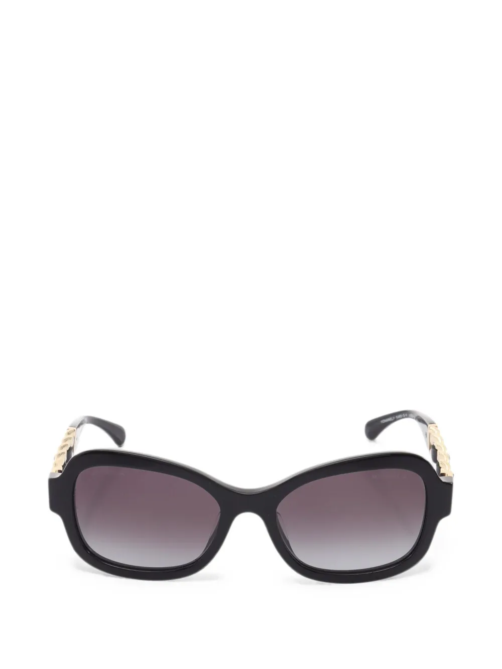 CHANEL Pre-Owned 1986-1988 chain-link sunglasses - Nero