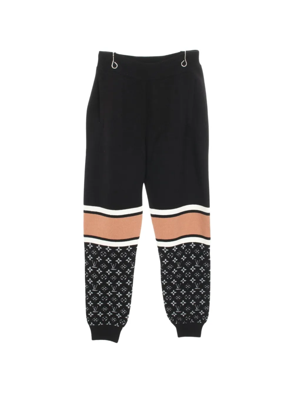 Louis Vuitton Pre-Owned Pantaloni sportivi con monogramma anni 2020 - Nero