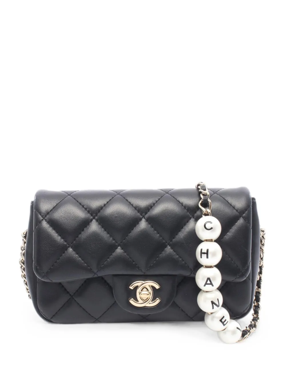 CHANEL Pre-Owned 2019 small flap shoulder bag - Nero